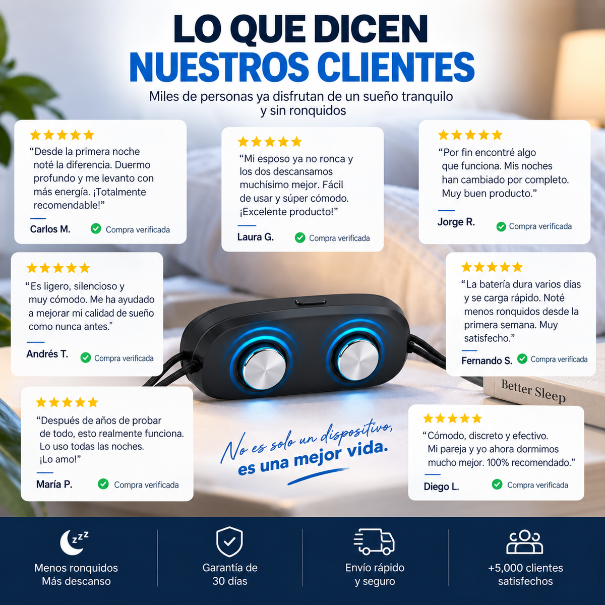 Somniva™ - Dispositivo Antirronquidos
